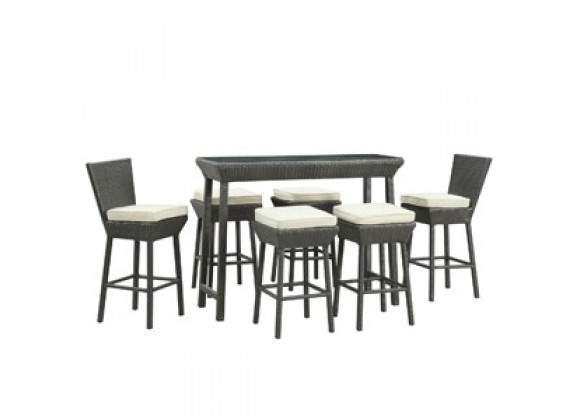 Modway Napa 7 Piece Pub Set - White - On SALE!