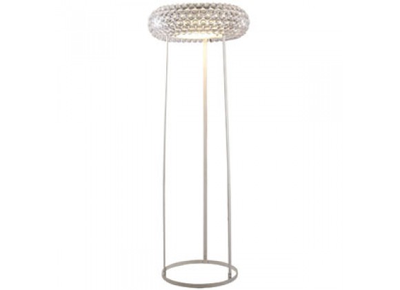 Modway Halo Floor Lamp in Clear