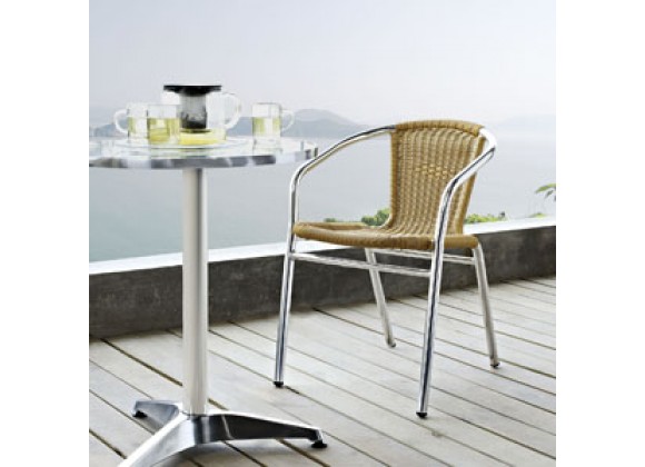 Modway Bistro Dining Armchair in Natural