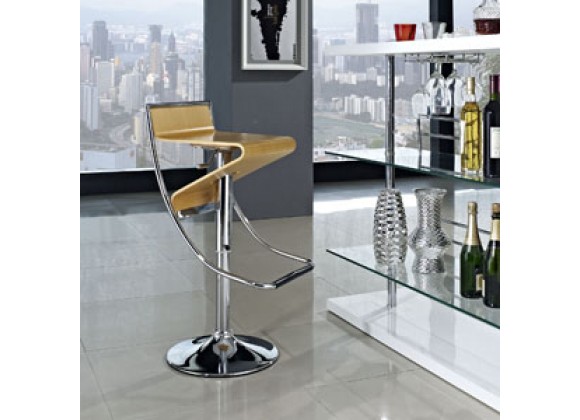 Modway Zig-Zag Bar Stool