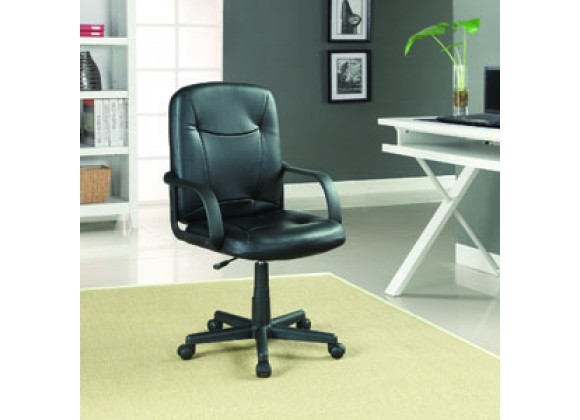 Modway Turbo Mid Back Office Chair in Black