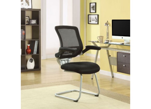 Modway Edge Reception Chair in Black