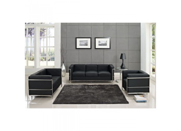 Modway charles leather chaise lounge sales