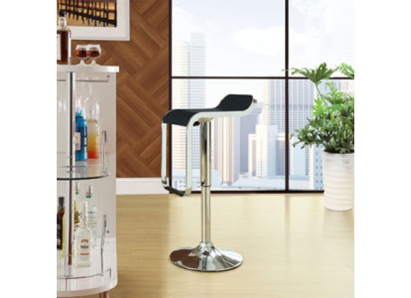 Modway LEM Bar Stools Set of 2 in Black