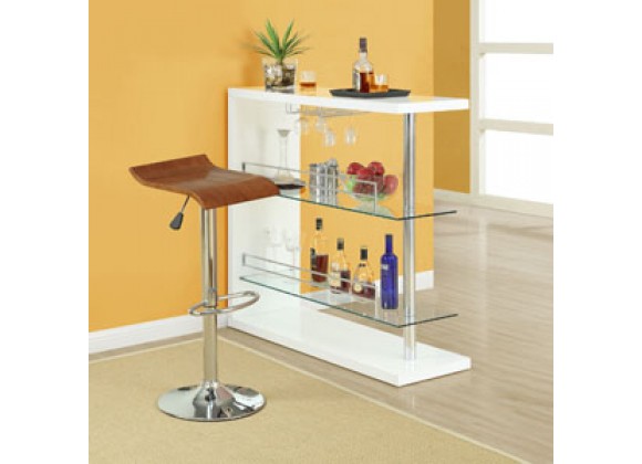 Modway Bentwood Bar Stools Set of 2 in Oak