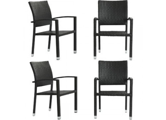 Modway Bella Patio Chairs Set of 4