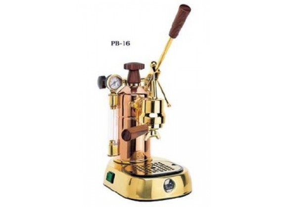 La Pavoni Model PB-16 Capuccino Machine In Copper/Brass