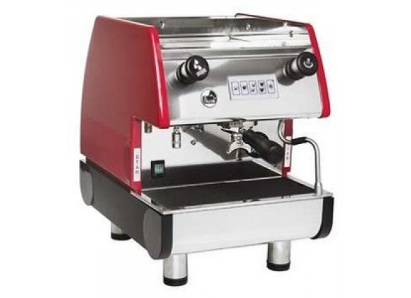 La Pavoni PUB Espresso Machine 1V-R 1 Group Volumetric in Red