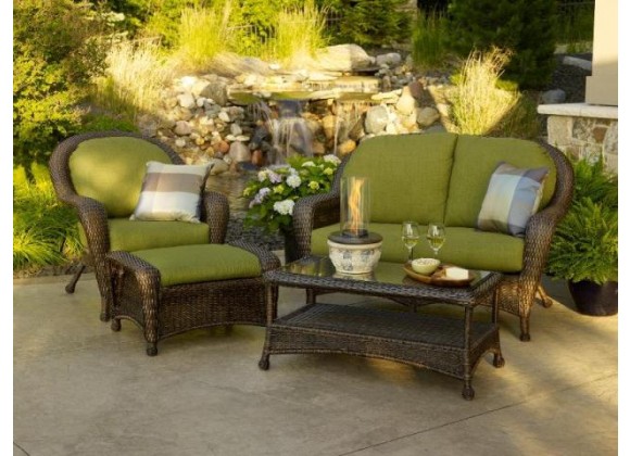 Outdoor Greatroom Company Balsam Coffee Table - Lifestyle