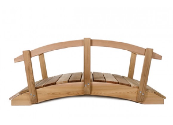 All Things Cedar 6' Garden Bridge/Rails