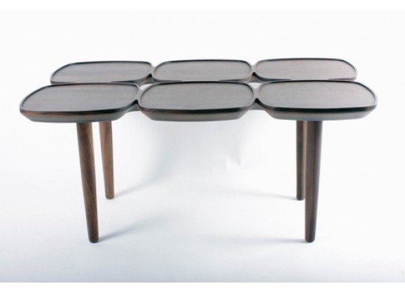 Stilnovo  The Francine Coffee Table in Solid Walnut