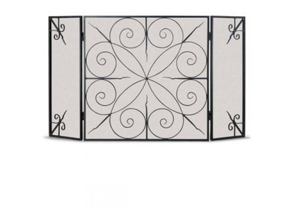 Fireside America Napa Forge Elements 3 Panel Screen - Brushed Bronze