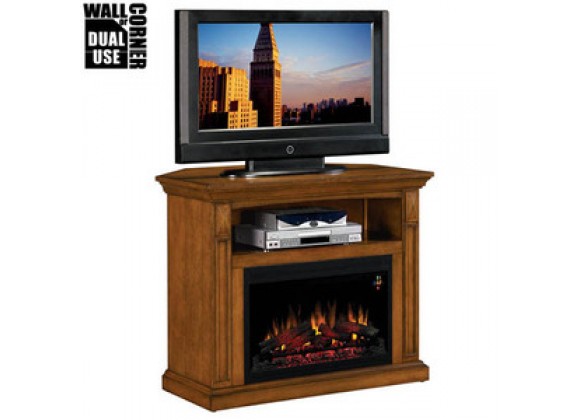 Fireside America Classic Flame 26 Inches Fairmont Corner and Wall Media Fireplace