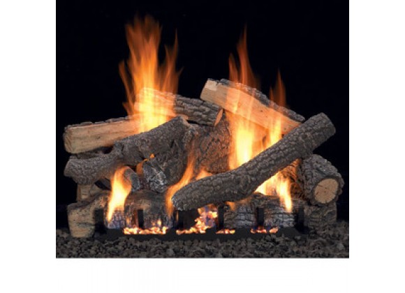 Fireside America White Mountain 18-Inch Ponderosa with Intermittent Pilot - Thermostat Variable Remote - NA Fuel