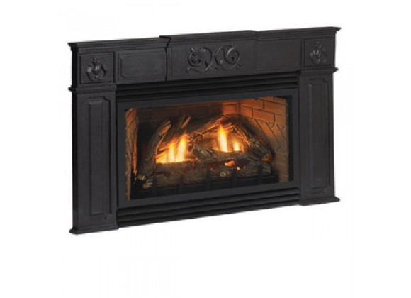 Fireside America White Mountain Innsbrook Traditional Surround - Matte Black