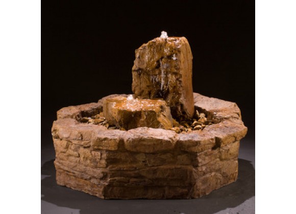 Fireside America Hargrove Outdoor Waterscape Fountain Kit - Sandstone