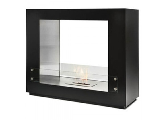 Fireside America Sek Free Standing See Thru Fireplace With Glass