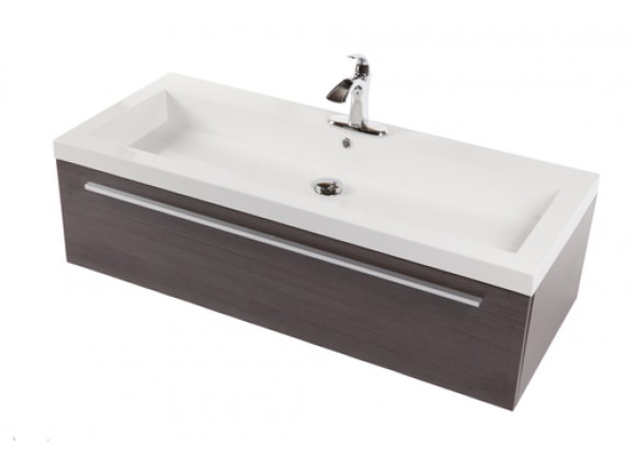 Stilnovo he Namur Wall Mount Sink Cabinet with One Drawer