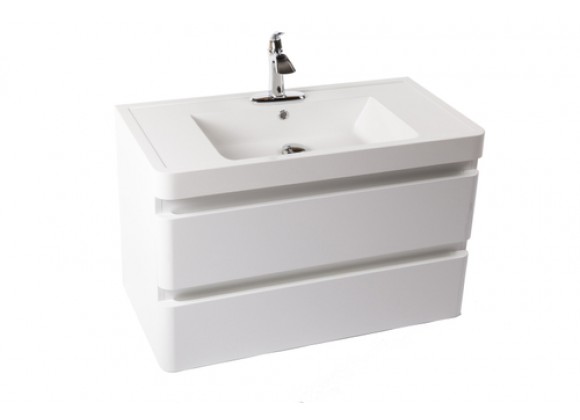 Stilnovo The Ohey Wall Mount Sink Cabinet with Two
