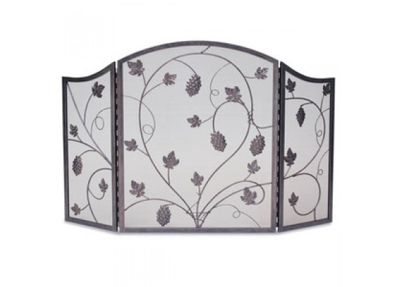 Fireside America Napa Forge 3 Panel Grapevine Screen