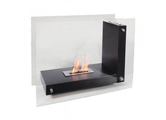 Fireside America Allure Glass Free Standing See Thru Fireplace