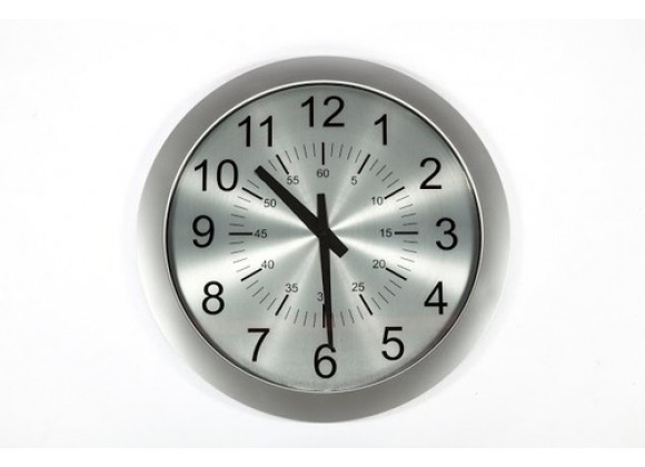 Stilnovo George Nelson Verichron Slim Clock - Silver