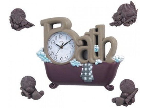 Stilnovo The Bath Clock with Four Shells - Burgundy