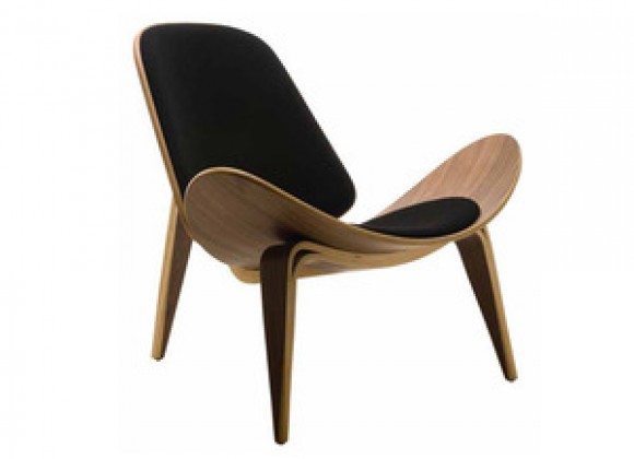 Nuevo Living Artemis Lounge Chair in Walnut