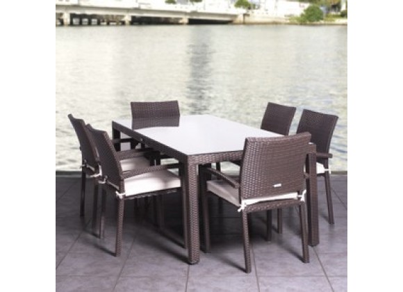 International Home Miami Atlantic Liberty Seven Piece Dining Set