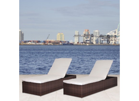 International Home Miami Atlantic Oxford Lounger Set