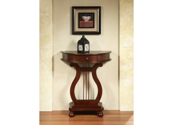 All Things Cedar Half Moon Harp Table