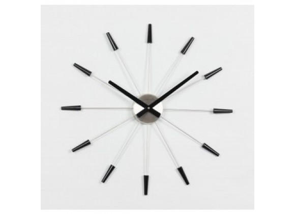 Stilnovo The Daphne Clock - Black/Silver