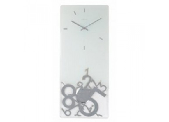 Stilnovo The Dropped Rectangle Clock - White