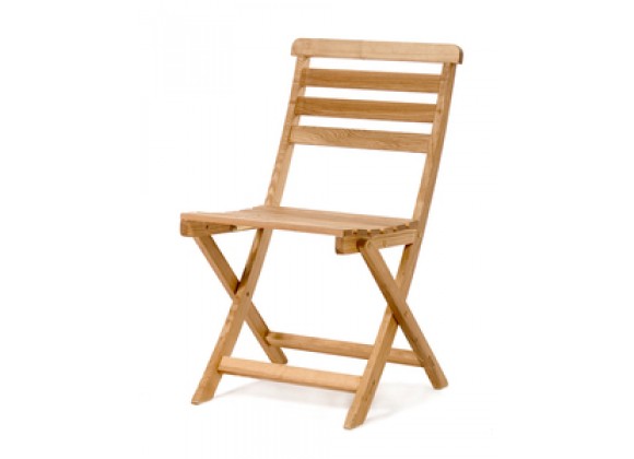 All Things Cedar Oak Folding Bistro Chair