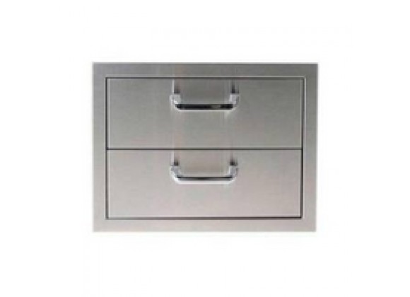 Outdoor Greatroom Company 2 Drawer Storage - Front Angle