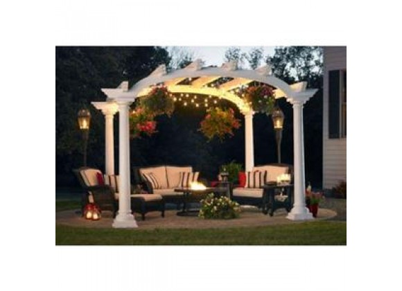 Outdoor Greatroom Company Cape Cod Pergola - Lifestyle