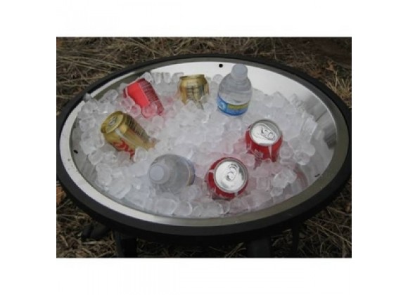 Outdoor Greatroom Company Stainless Steel Bowl for Center of Fire Pit Table