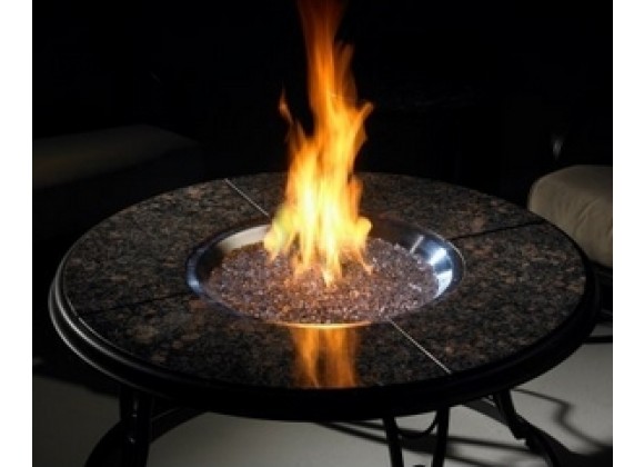 Outdoor Greatroom Company Granite Fire Pit Table - Lifestyle