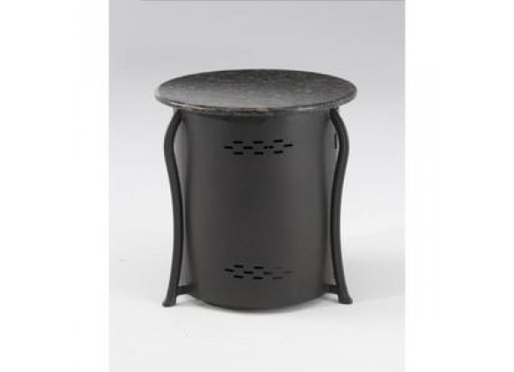 Outdoor Greatroom Company Table & LP Tank Cover with Granite Top - Front Angle