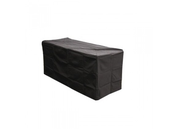 Outdoor Greatroom Company Rectangular Vinyl Cover for Key Largo Fire Pit - Front Side Angle