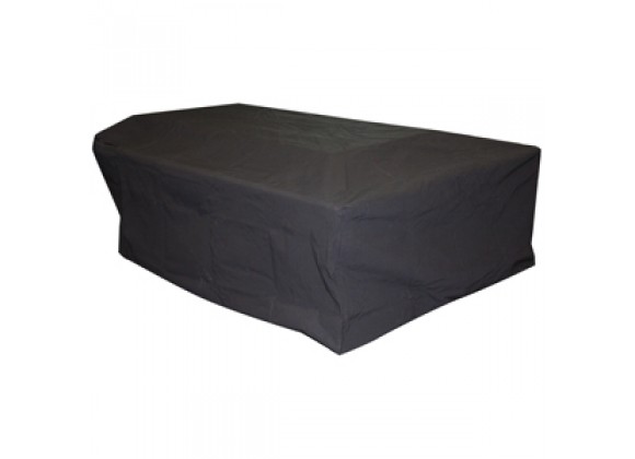 Outdoor Greatroom Company Rectangular Vinyl Cover for Uptown Fire Pit - Angle