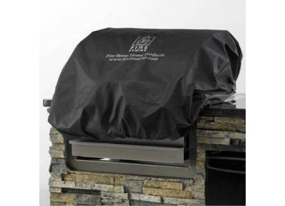 Outdoor Greatroom Company Premium Black Vinyl Cover - Island 36" Gas Grill Head - Angle