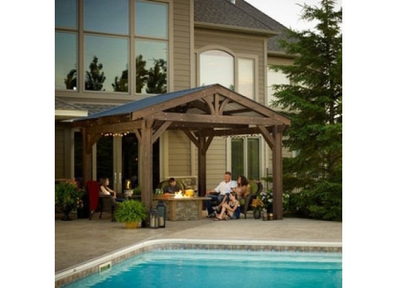 Outdoor Greatroom Company Lodge-II Pergola - Lifestyle