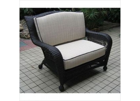 Outdoor Greatroom Company Chair and a Half - NO Cushions - Front Side Angle