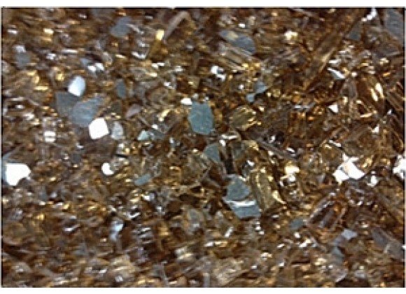 Outdoor Greatroom Company Copper Reflective Crushed Glass - View