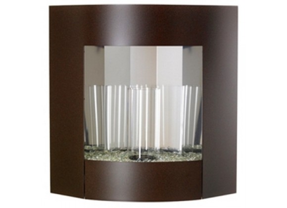 Outdoor Greatroom Company "Inspiration" Wall Hanging Gel Fireplace - Angle