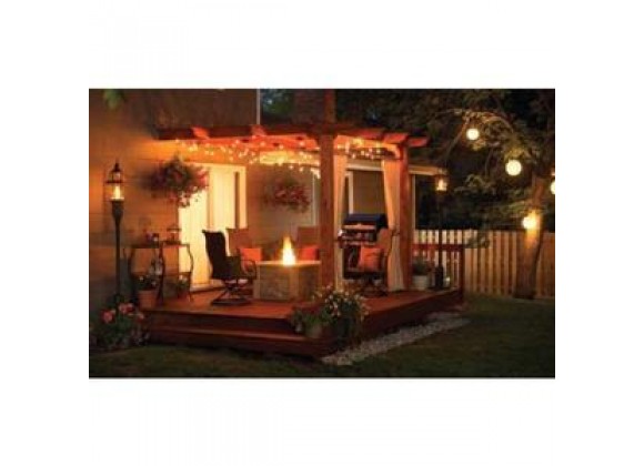 Outdoor Greatroom Company Patio Pergola - Redwood - Lifestyle