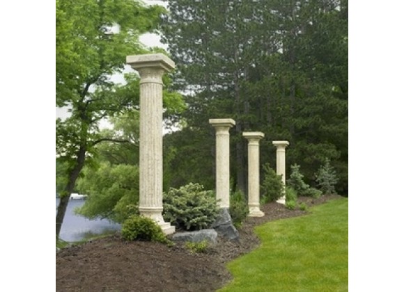 Outdoor Greatroom Company Tuscany Pergola - Full Column Pillar - Lifestyle