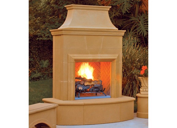 American Fyre Designs Petite Cordova Outdoor Fireplace