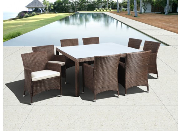 International Home Miami Atlantic Grand Liberty Square 9-pc Dining Set